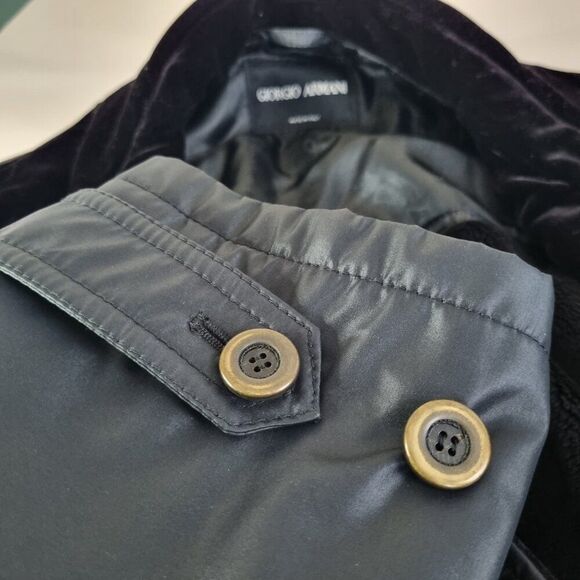 Giorgio Armani Men's Black Waterproof Coat (Made in Italy) - Picture 5 of 11